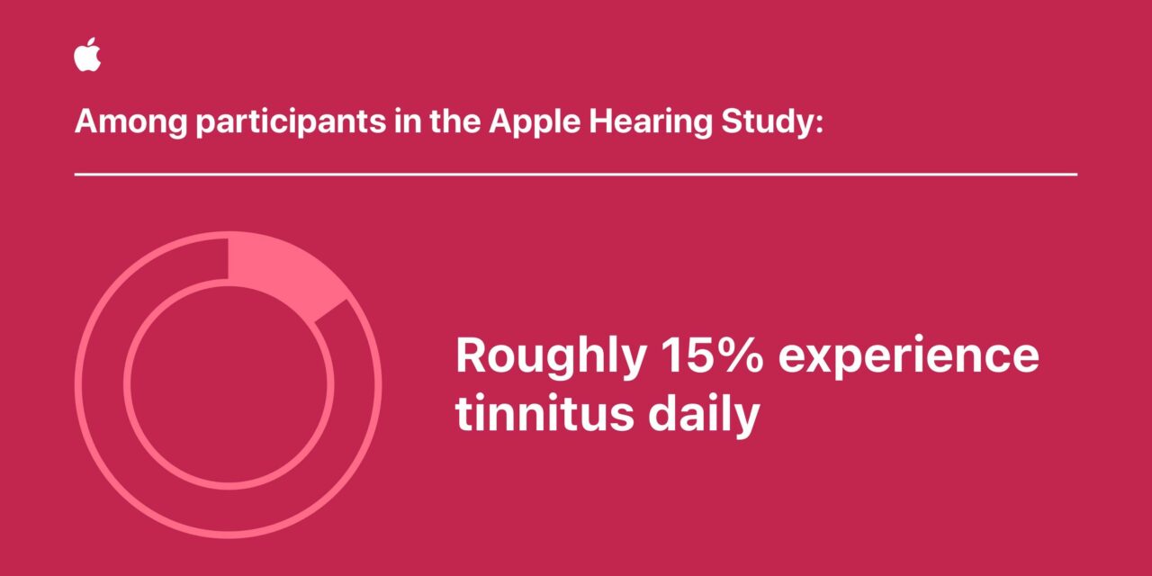 ​​New Insights on Tinnitus Revealed in Apple Hearing Study