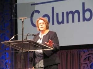 AAA President-elect Catherine Palmer implored members to remind people that audiology changes lives and patient outcomes—and should be thought of as essential in general healthcare.