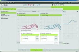 Figure 3. Screenshot of the system with Phonak Target™ using TargetMatch.