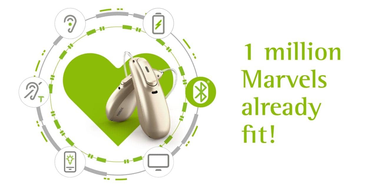 Phonak Announces 1 Million Marvel Hearing Aid Fittings