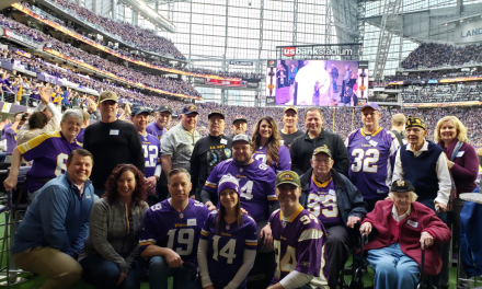 Starkey Hosts Veterans at Minnesota Vikings Game