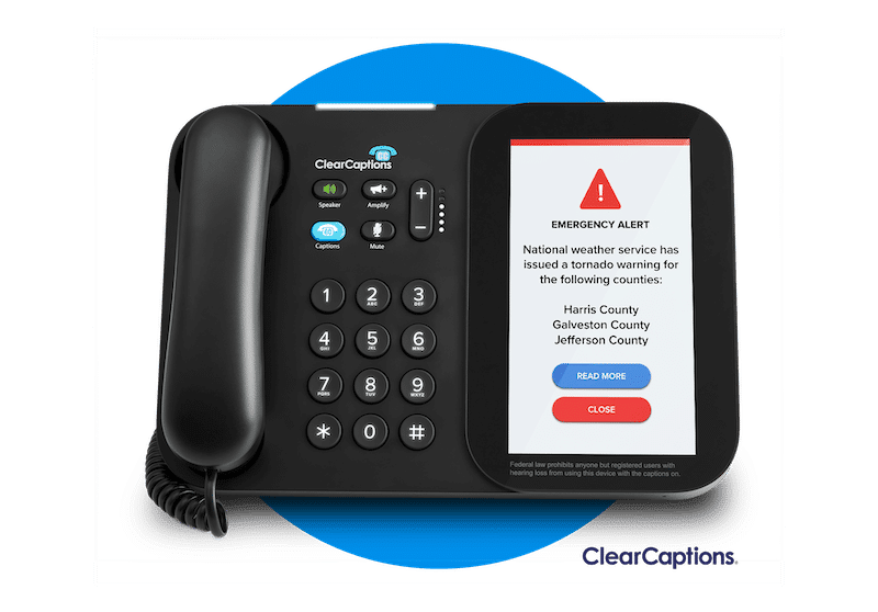 ClearCaptions Launches New Emergency Alert System